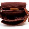 Borsa a spalla in pelle Gusti colby marrone unisex design vintage-9