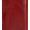 Gusti Beckett - Portafoglio in pelle da donna, stile vintage, rosso-6