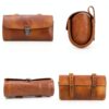 Gusti in pelle borsa da sella vintage marrone modello 2G82-20-72-2