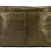 Borsa a tracolla Gusti Maisie in vera pelle verde, 27x28x4,5 cm-5