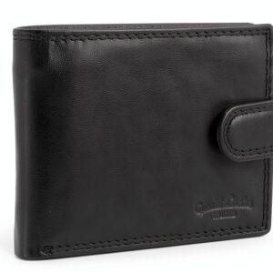 Portafoglio uomo Gusti Leder Gustav vintage nero modello 2A59-0