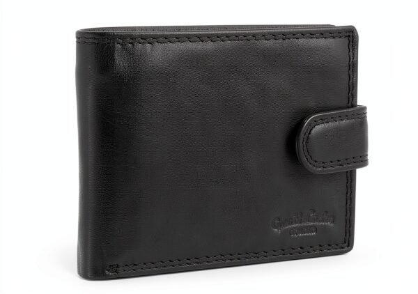 Portafoglio uomo Gusti Leder Gustav vintage nero modello 2A59-0