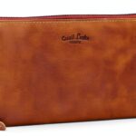 Gusti Portafoglio in pelle – Cara portafogli porta carte vintage donna marrone pelle-0