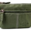 Portachiavi in pelle Gusti Rook blu pelle premium compatto 11x7 cm-0