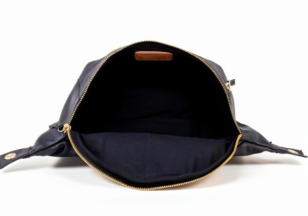 Marsupio in pelle Gusti Freya - Unisex, nero, modello 2G77-5