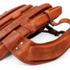 Accessorio per Bicicletta Gusti in Pelle Vintage Marrone 56‑57 cm-3