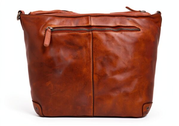 Borsa a tracolla Gusti Suzanne in pelle vintage cognac donna-5