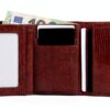 Gusti Portafoglio in pelle – Portafoglio con protezione RFID, Marrone-6
