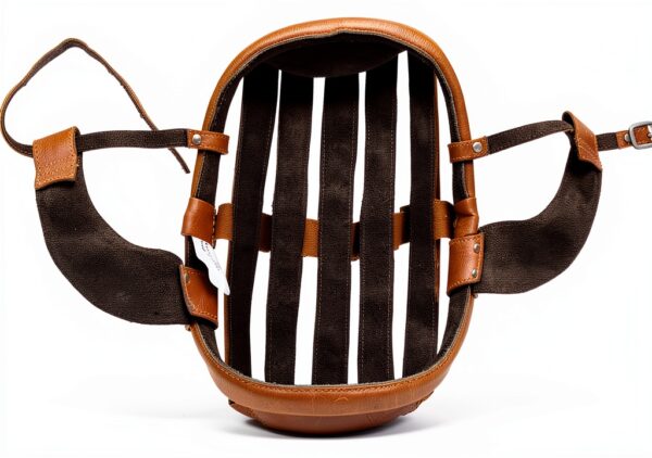 Accessorio per Bicicletta Gusti in Pelle Vintage Marrone 56‑57 cm-2