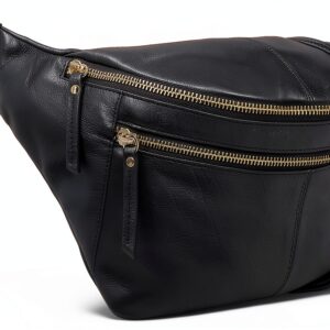 Marsupio in pelle Gusti Freya - Unisex, nero, modello 2G77-0
