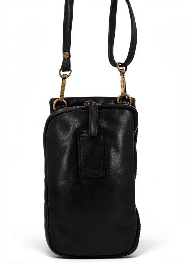 Gusti Estera - Borsa a tracolla da donna in pelle vintage, Nero , Taglia unica per tutti-5