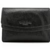 Gusti Leder Portafoglio Studio Asmund portamonete in vera pelle da donna nero-4