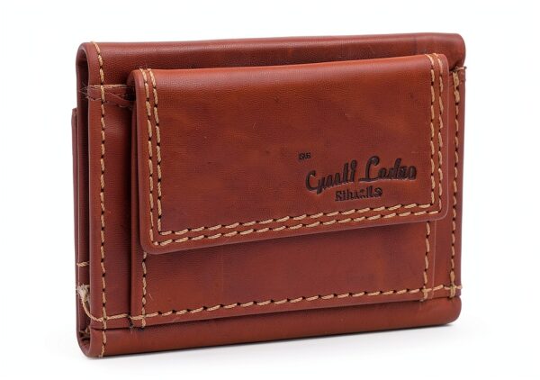 Gusti Leder studio Ronald portafogli vera pelle banconote stilistico elegante monete pratico marrone 2A70-22-6-6