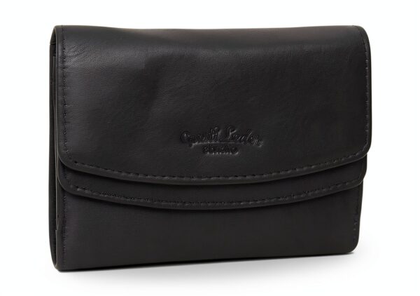 Gusti Leder Portafoglio Studio Asmund portamonete in vera pelle da donna nero-0
