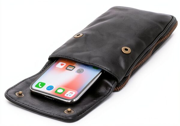 Gusti Estera - Borsa a tracolla da donna in pelle vintage, Nero , Taglia unica per tutti-1