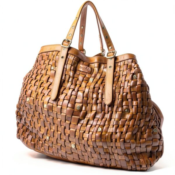Gusti Borsa a tracolla in pelle - Demery vintage Shopper in vera pelle Donna Marrone-2