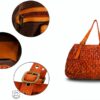 Gusti Borsa a tracolla in pelle - Demery vintage Shopper in vera pelle Donna Marrone-4