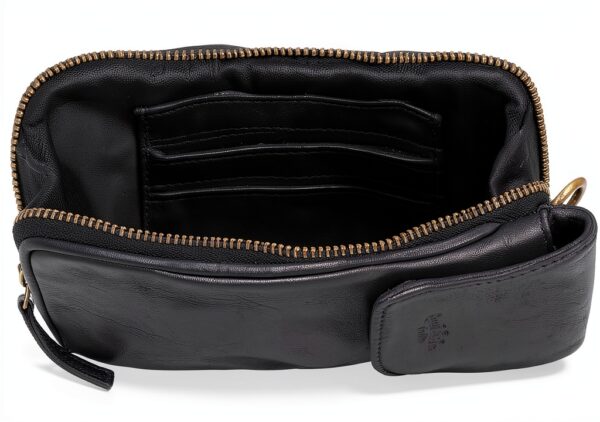Gusti Estera - Borsa a tracolla da donna in pelle vintage, Nero , Taglia unica per tutti-4