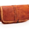 Gusti porta tabacco in pelle - Hazel porta tabacco arrotolabile porta tabacco porta utensili accessori in pelle marrone-3