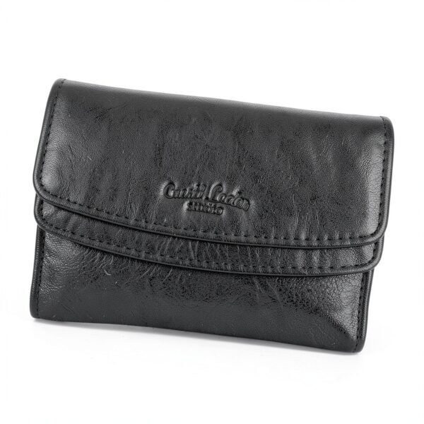 Gusti Leder Portafoglio Studio Asmund portamonete in vera pelle da donna nero-5