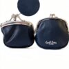 Gusti Portamonete Pelle - Boo Portafoglio portamonete portacarte per donne vintage pelle blu-3
