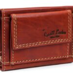 Gusti Leder studio Ronald portafogli vera pelle banconote stilistico elegante monete pratico marrone 2A70-22-6-0