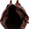 Gusti Zaino a Joy spalla vintage rolltop outdoor ufficio marrone pelle-6