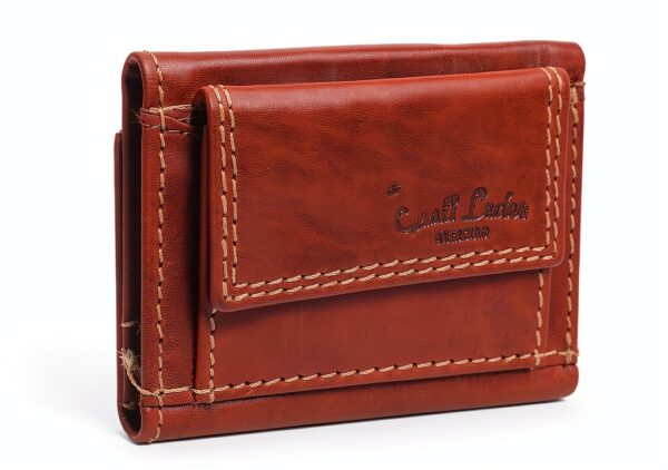 Gusti Leder studio Ronald portafogli vera pelle banconote stilistico elegante monete pratico marrone 2A70-22-6-9