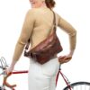 Gusti Marsupio in pelle – Freya, da donna e da uomo, marsupio, in pelle, marrone 2, Einheitsgröße, Stile retr-1