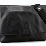 Gusti Borsa a tracolla in pelle vintage, senza cromo, per laptop e-0