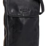 Gusti Estera - Borsa a tracolla da donna in pelle vintage, Nero , Taglia unica per tutti-0