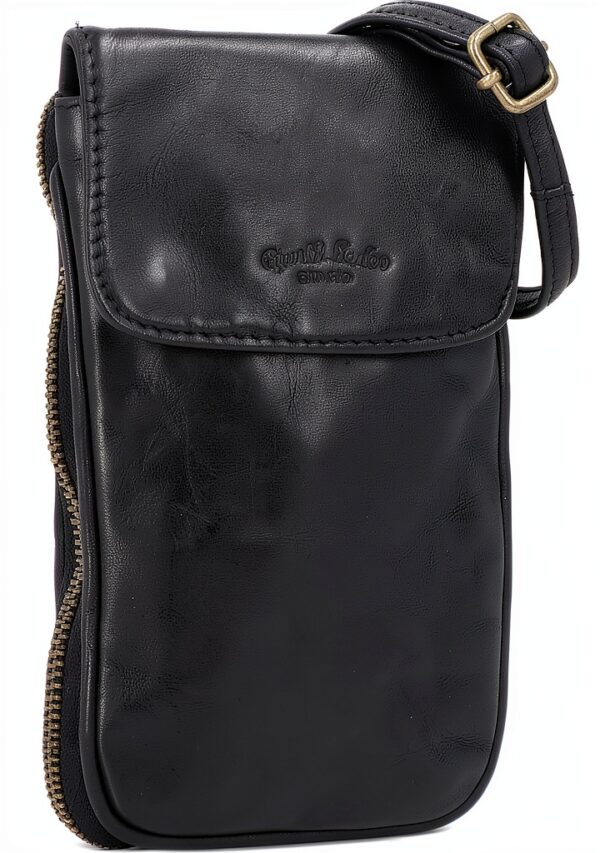 Gusti Estera - Borsa a tracolla da donna in pelle vintage, Nero , Taglia unica per tutti-0