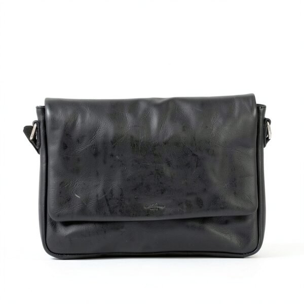 Gusti Borsa a tracolla in pelle vintage, senza cromo, per laptop e-7