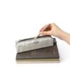 Gusti Addison - Astuccio portapenne, in pelle, colore: Argento-8